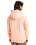 The Quiksilver Mens Basic Hoodie in Peach Parfait