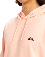 The Quiksilver Mens Basic Hoodie in Peach Parfait