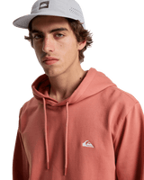 The Quiksilver Mens Basic Hoodie in Desert Sand