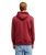 The Quiksilver Mens Basic Hoodie in Oxblood Red