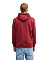 The Quiksilver Mens Basic Hoodie in Oxblood Red