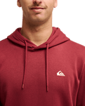 The Quiksilver Mens Basic Hoodie in Oxblood Red