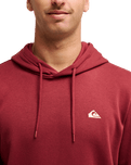 The Quiksilver Mens Basic Hoodie in Oxblood Red