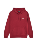 The Quiksilver Mens Basic Hoodie in Oxblood Red