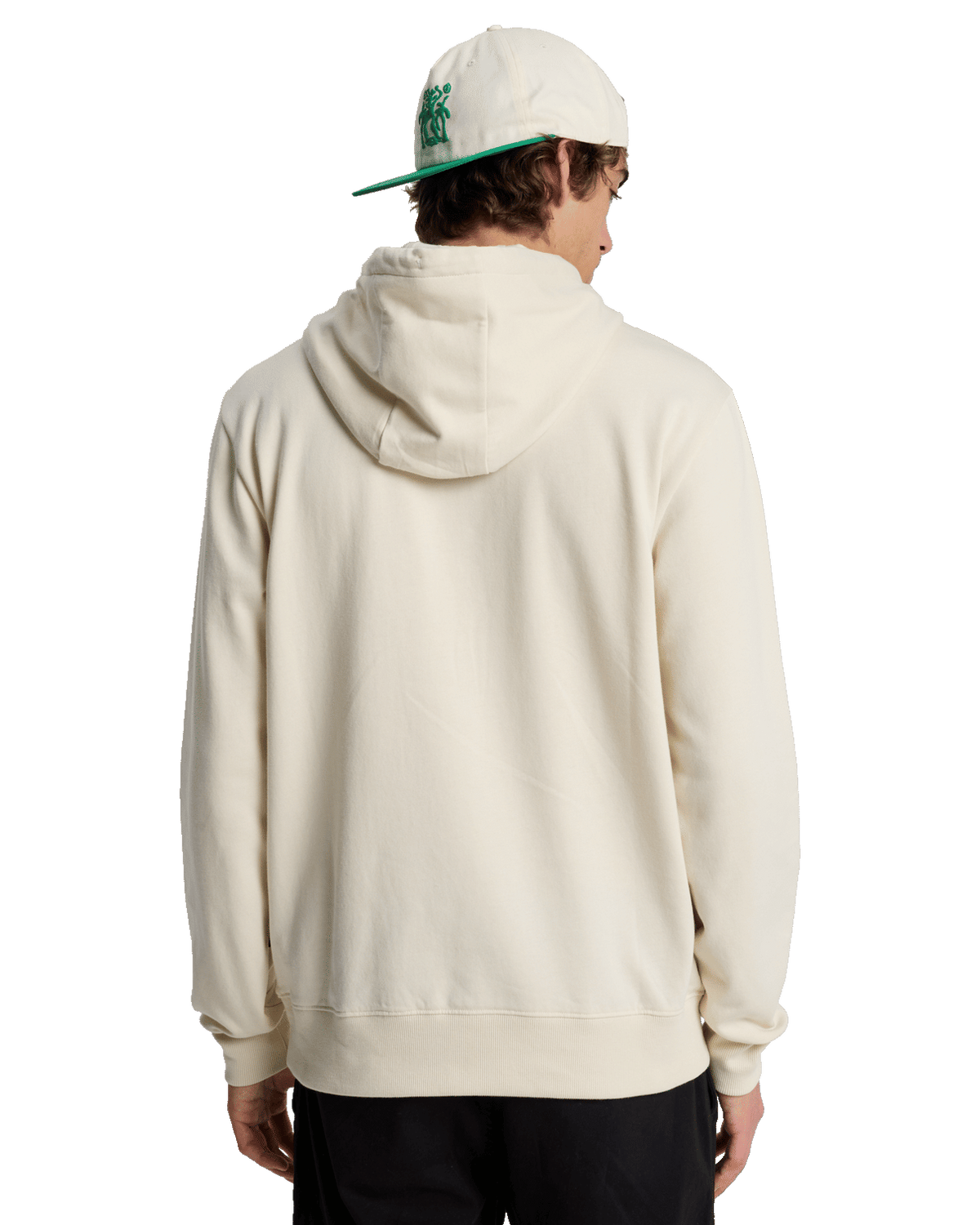 The Quiksilver Mens Basic Hoodie in Bone