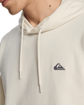 The Quiksilver Mens Basic Hoodie in Bone