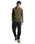 The Quiksilver Mens Basic Zip Hoodie in Grape Leaf