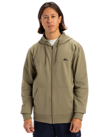 The Quiksilver Mens Basic Zip Hoodie in Aloe