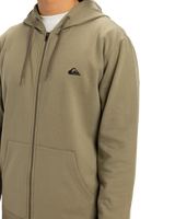 The Quiksilver Mens Basic Zip Hoodie in Aloe
