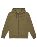 The Quiksilver Mens Basic Zip Hoodie in Aloe