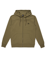 The Quiksilver Mens Basic Zip Hoodie in Aloe