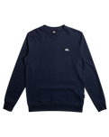 The Quiksilver Mens Basic Crew Sweatshirt in Navy Blazer