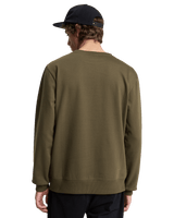 The Quiksilver Mens Basic Sweatshirt in Grape Leaf