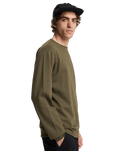 The Quiksilver Mens Basic Sweatshirt in Grape Leaf