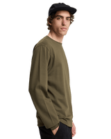The Quiksilver Mens Basic Sweatshirt in Grape Leaf