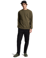 The Quiksilver Mens Basic Sweatshirt in Grape Leaf