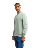 The Quiksilver Mens Basic Sweatshirt in Iceberg Green