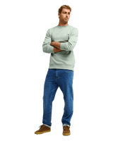 The Quiksilver Mens Basic Sweatshirt in Iceberg Green