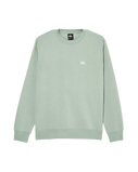 The Quiksilver Mens Basic Sweatshirt in Iceberg Green