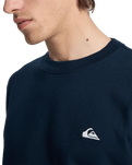 The Quiksilver Mens Basic Sweatshirt in Dark Navy