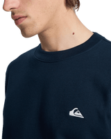 The Quiksilver Mens Basic Sweatshirt in Dark Navy