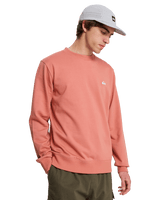 The Quiksilver Mens Basic Sweatshirt in Desert Sand