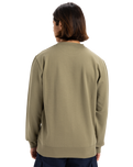 The Quiksilver Mens Basic Crew Sweatshirt in Aloe