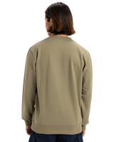 The Quiksilver Mens Basic Crew Sweatshirt in Aloe
