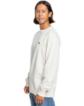The Quiksilver Mens Basic Crew Sweatshirt in Birch