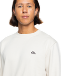 The Quiksilver Mens Basic Crew Sweatshirt in Birch