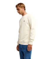 The Quiksilver Mens Basic Sweatshirt in Bone