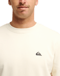 The Quiksilver Mens Basic Sweatshirt in Bone