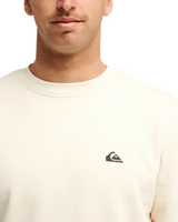 The Quiksilver Mens Basic Sweatshirt in Bone