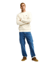 The Quiksilver Mens Basic Sweatshirt in Bone