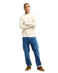 The Quiksilver Mens Basic Sweatshirt in Bone