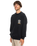 The Quiksilver Mens Watson Lake Crew Sweatshirt in Black