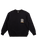 The Quiksilver Mens Watson Lake Crew Sweatshirt in Black