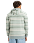 The Quiksilver Mens Great Otway Hoodie in Abbey Stone