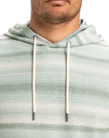 The Quiksilver Mens Great Otway Hoodie in Abbey Stone