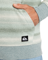 The Quiksilver Mens Great Otway Hoodie in Abbey Stone