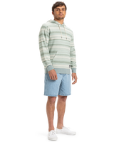 The Quiksilver Mens Great Otway Hoodie in Abbey Stone