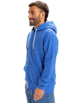 The Quiksilver Mens Salt Water Zip Hoodie in Nebulas Blue
