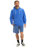 The Quiksilver Mens Salt Water Zip Hoodie in Nebulas Blue