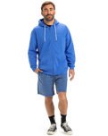 The Quiksilver Mens Salt Water Zip Hoodie in Nebulas Blue