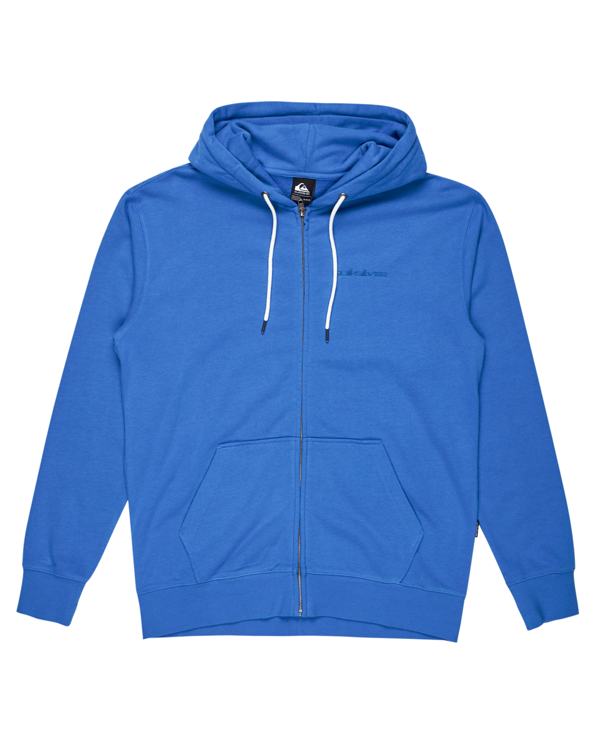 The Quiksilver Mens Salt Water Zip Hoodie in Nebulas Blue
