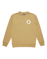 The Quiksilver Mens Graphic Mix Crew Sweatshirt in Aloe