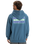The Quiksilver Mens APOG Heritage Hoodie in Real Teal