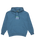 The Quiksilver Mens APOG Heritage Hoodie in Real Teal
