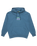 The Quiksilver Mens APOG Heritage Hoodie in Real Teal