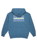 The Quiksilver Mens APOG Heritage Hoodie in Real Teal